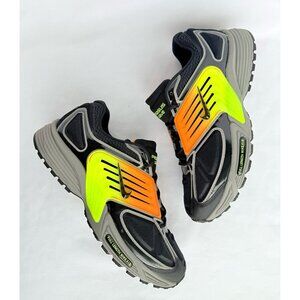 9.5 MEN'S NIKE AIR PEGASUS WAVE IB0612-005 BLACK / VOLT ORANGE SNEAKERS